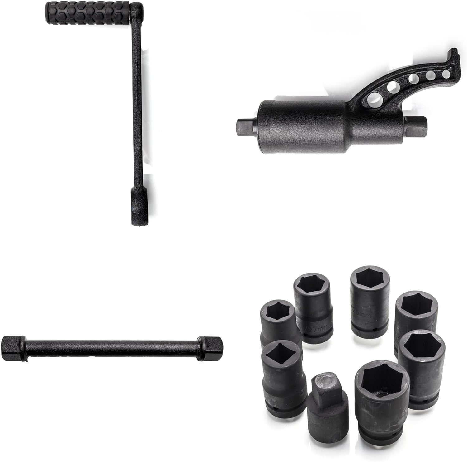 1:58 Heavy Duty Torque Multiplier Sizeet 4800 NM Lug Nut torque Sizeet Lugnut Remover with Case Labor Sizeaving Tool 8pcs Sizeocket Black