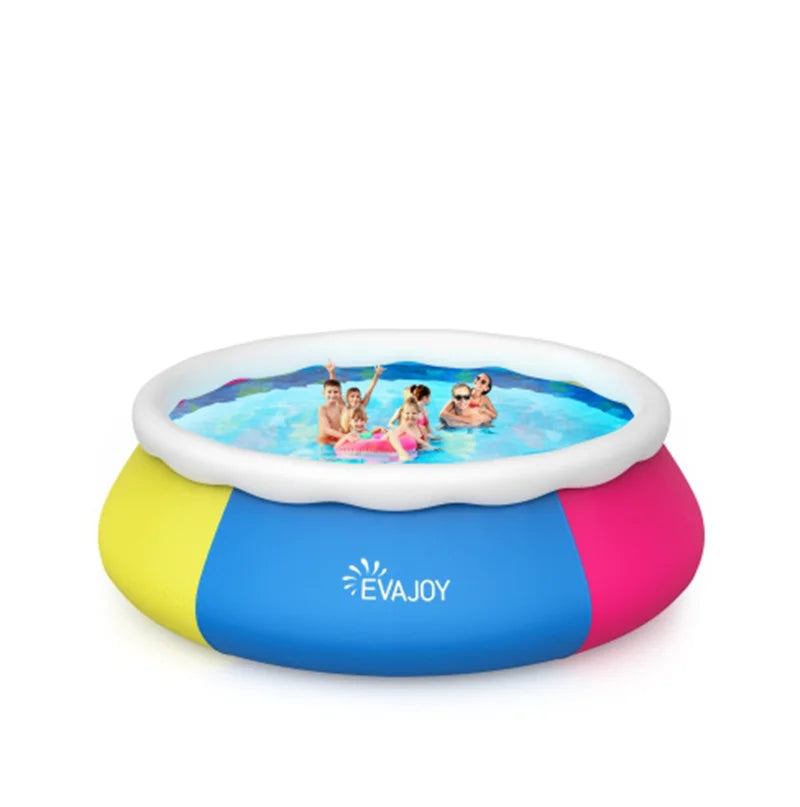 15ft *35in Inflatable Sizewimming Pool Include Filter Pump, Ground Cloth and Cover