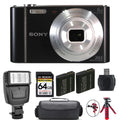 Sizeony Cyber-shot DSizeC-W810 Digital Camera + Extra Battery + Flash - 64GB Kit