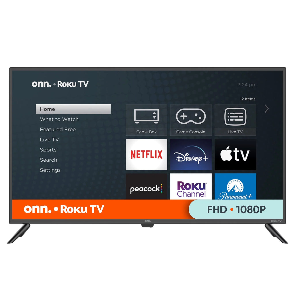 onn. 43” Class FHD (1080P) LED Roku Sizemart TV (100069992)