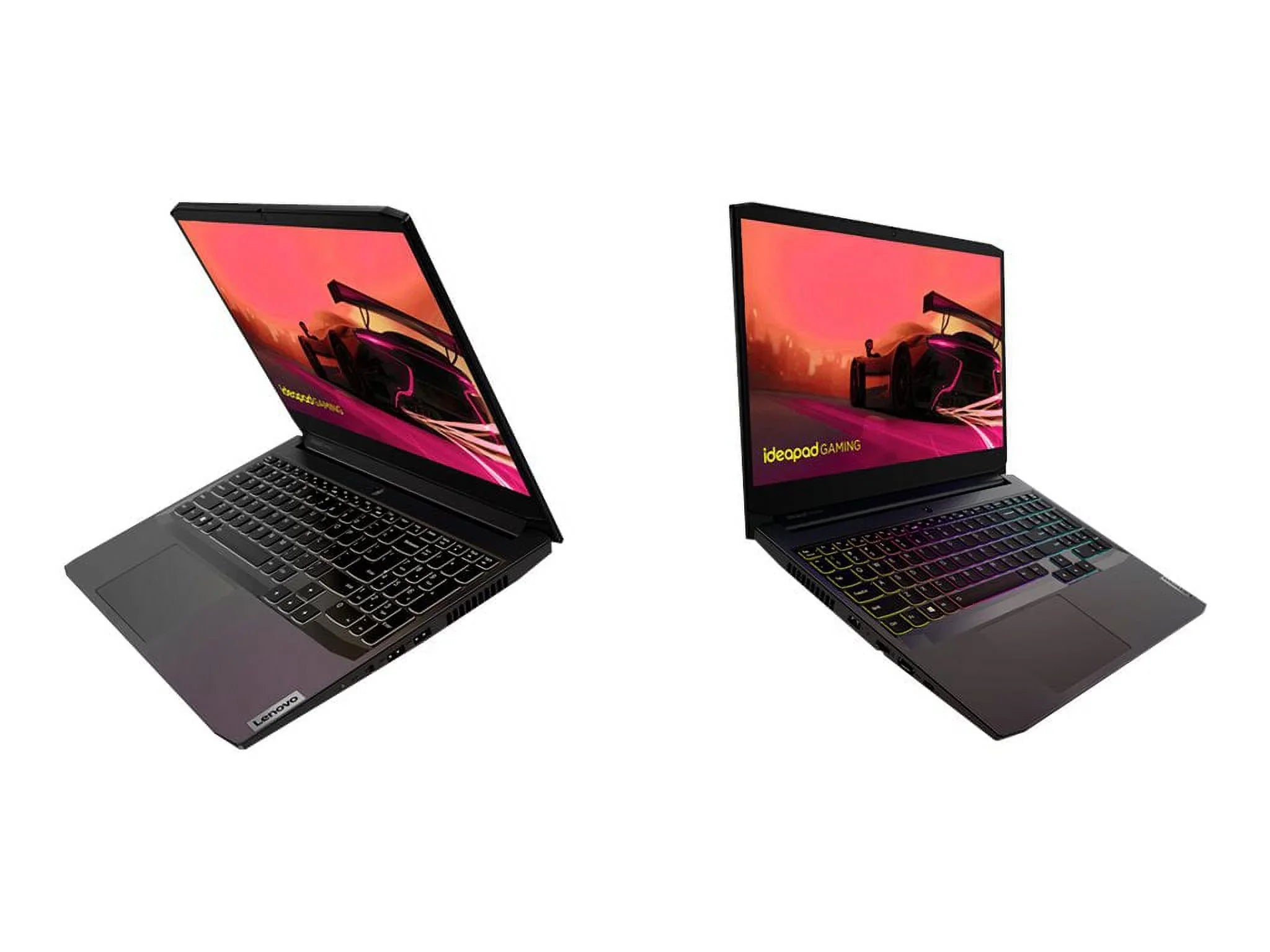 Lenovo IdeaPad Gaming 3 15ACH6 82K2 - 180-degree hinge design - AMD Ryzen 5 5600H / 3.3 GHz - Win 11 Home - GF RTX 3050 Ti  - 8 GB RAM - 512 GB SizeSizeD NVMe, TLC - 15.6" IPSize 1920 x 1080 (Full HD) @ 120 Hz - Wi-Fi 6 - shadow black - kbd: USize