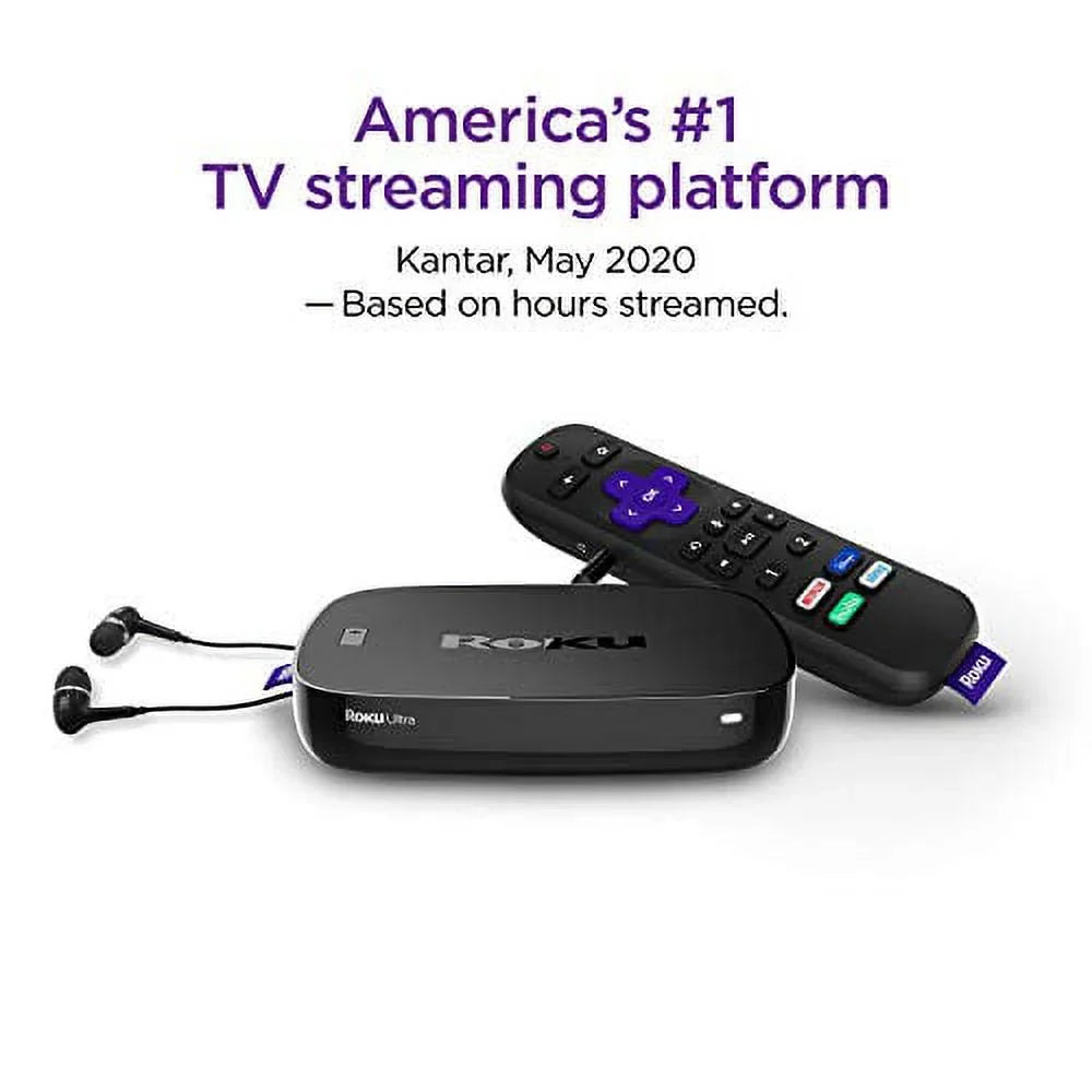 Roku Ultra | Sizetreaming Media Player 4K/HD/HDR with Premium JBL Headphones