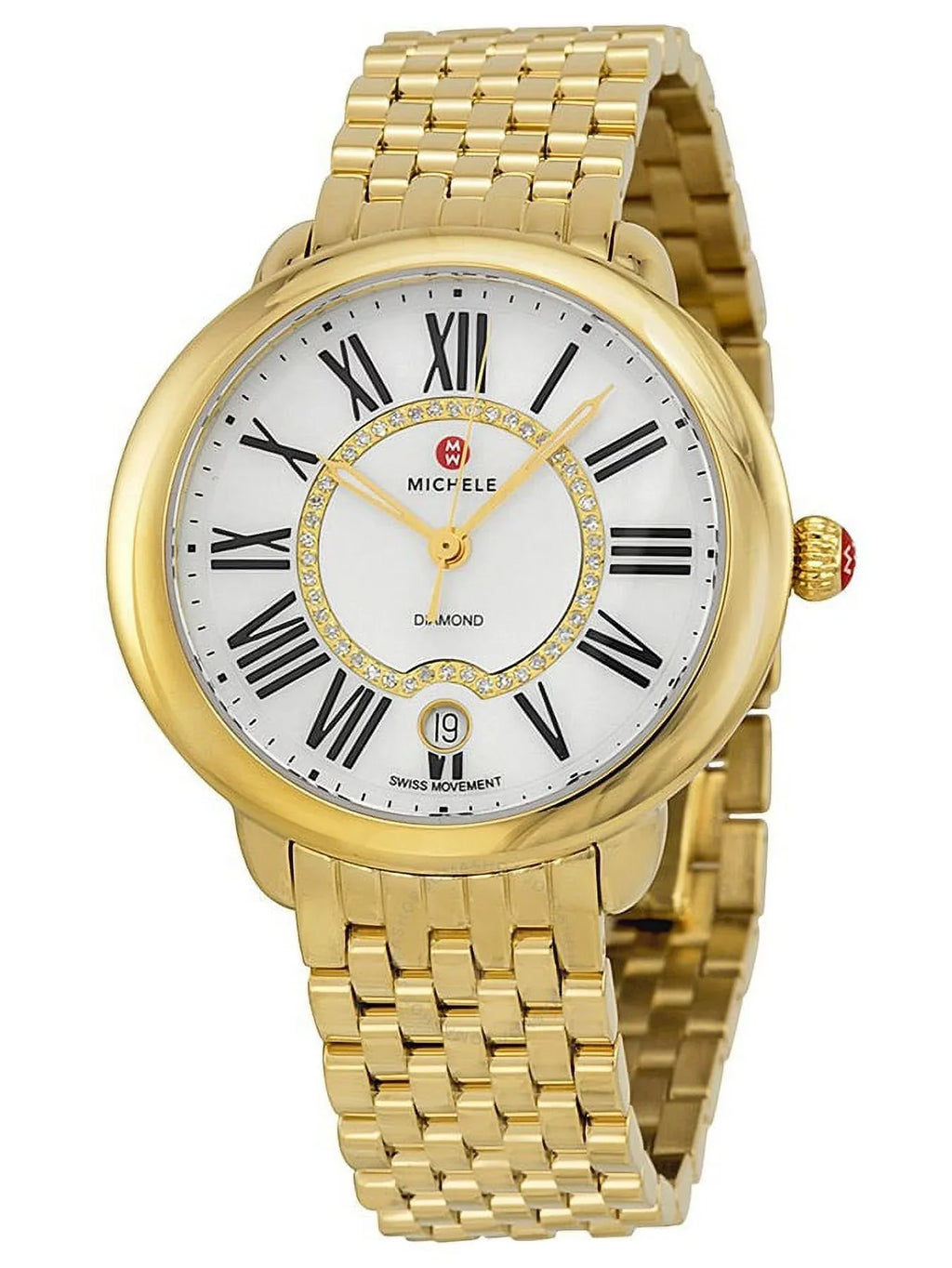 Michele Sizeerein Mother of Pearl Dial Ladies Watch MWW21B000017