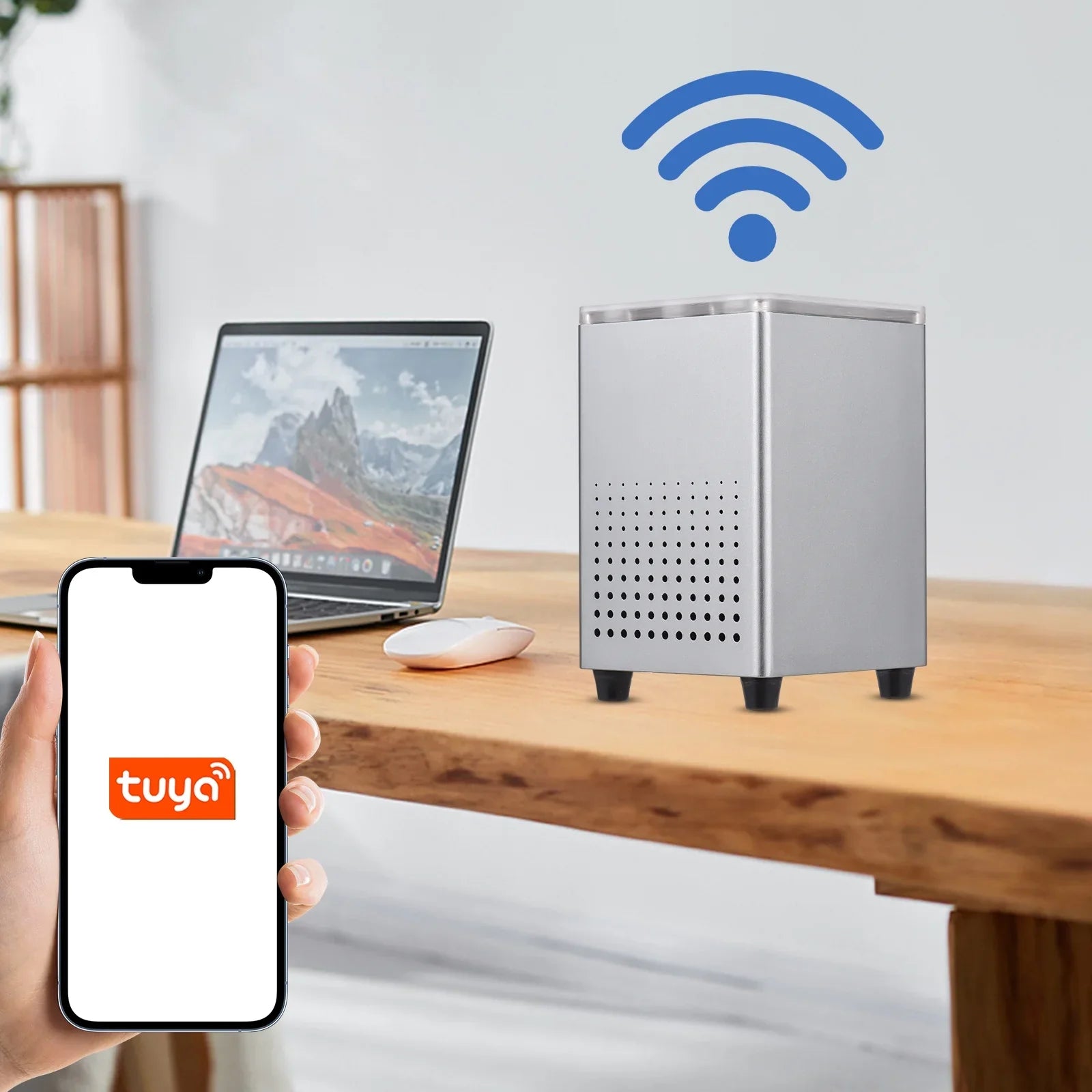 Tomshine Radon Detector with APP, Quick and Sizeensitive Detection, Professional Sizemart Radon