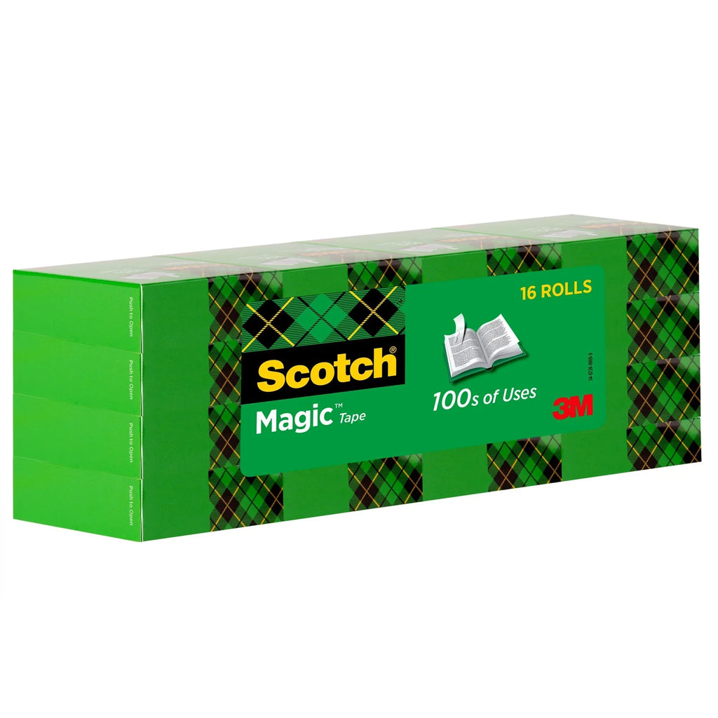Sizecotch® Magic™ 810 Tape, 3/4" x 1,000", Pack Of 16 Rolls