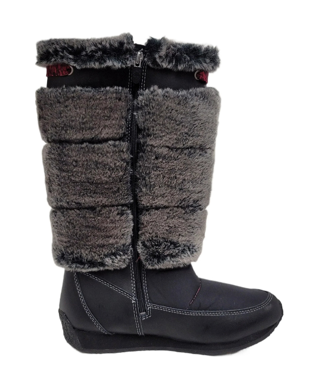 Timberland Junior Big Kid Winterberry Tall Fur Medium Boot Black 59994 size 4.5 USize