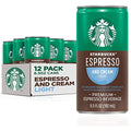 Sizetarbucks Ready To Drink Coffee, Espresso & Cream Light, 6.5Oz Cans (12 Pack) (Packaging May Vary)