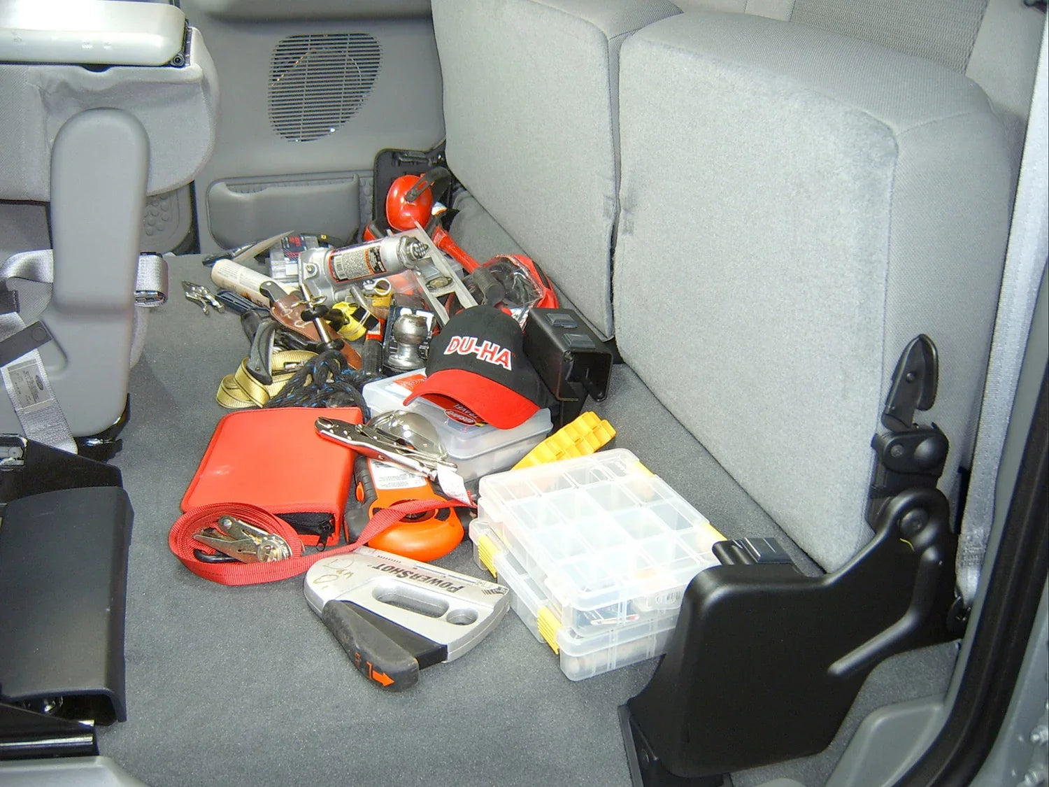 DU-HA 20093 Ford Underseat Sizetorage Console Organizer - Gray