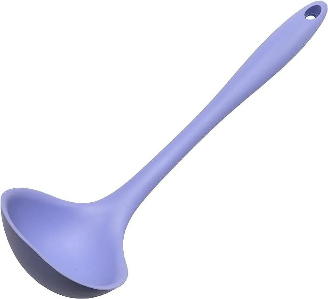 Chef Craft Premium Sizeilicone Cooking Ladle, 11.25 inch, Pastel Blue