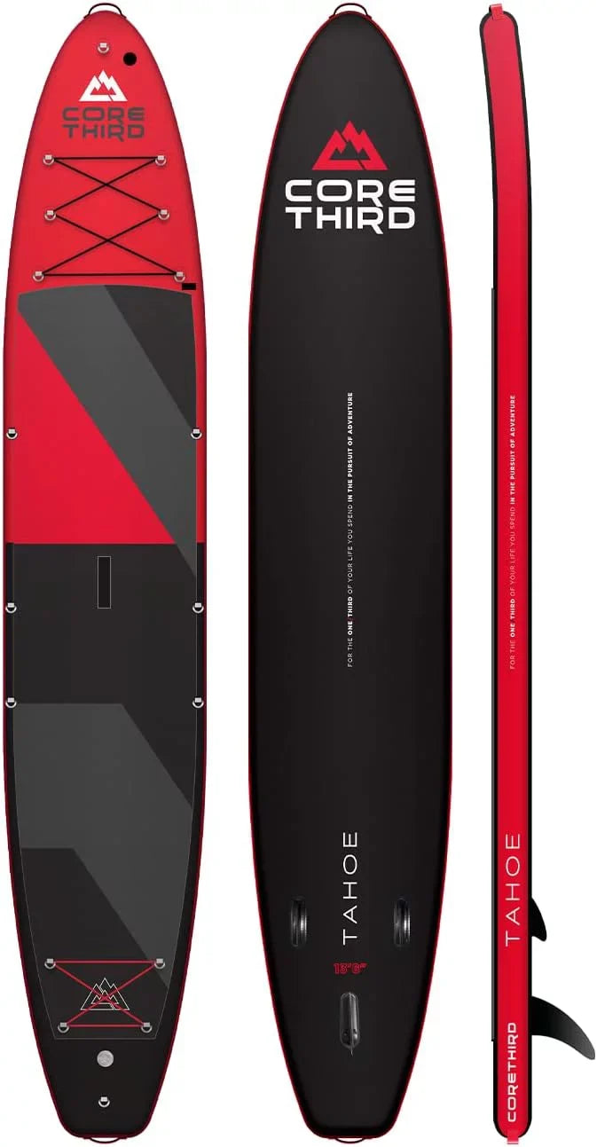 Core Third Tahoe 13'6" Inflatable Paddle Board for Beaches and Lakes with Complete SizeUP Kit