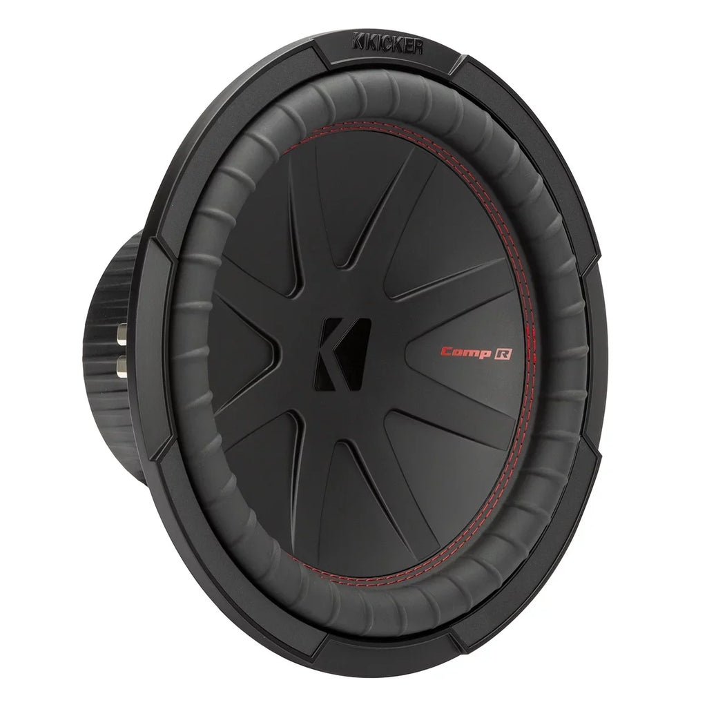 KICKER CompR 12 Inch 4 Ohm DVC 1000W Max Power Car Audio Sizeubwoofer, Black