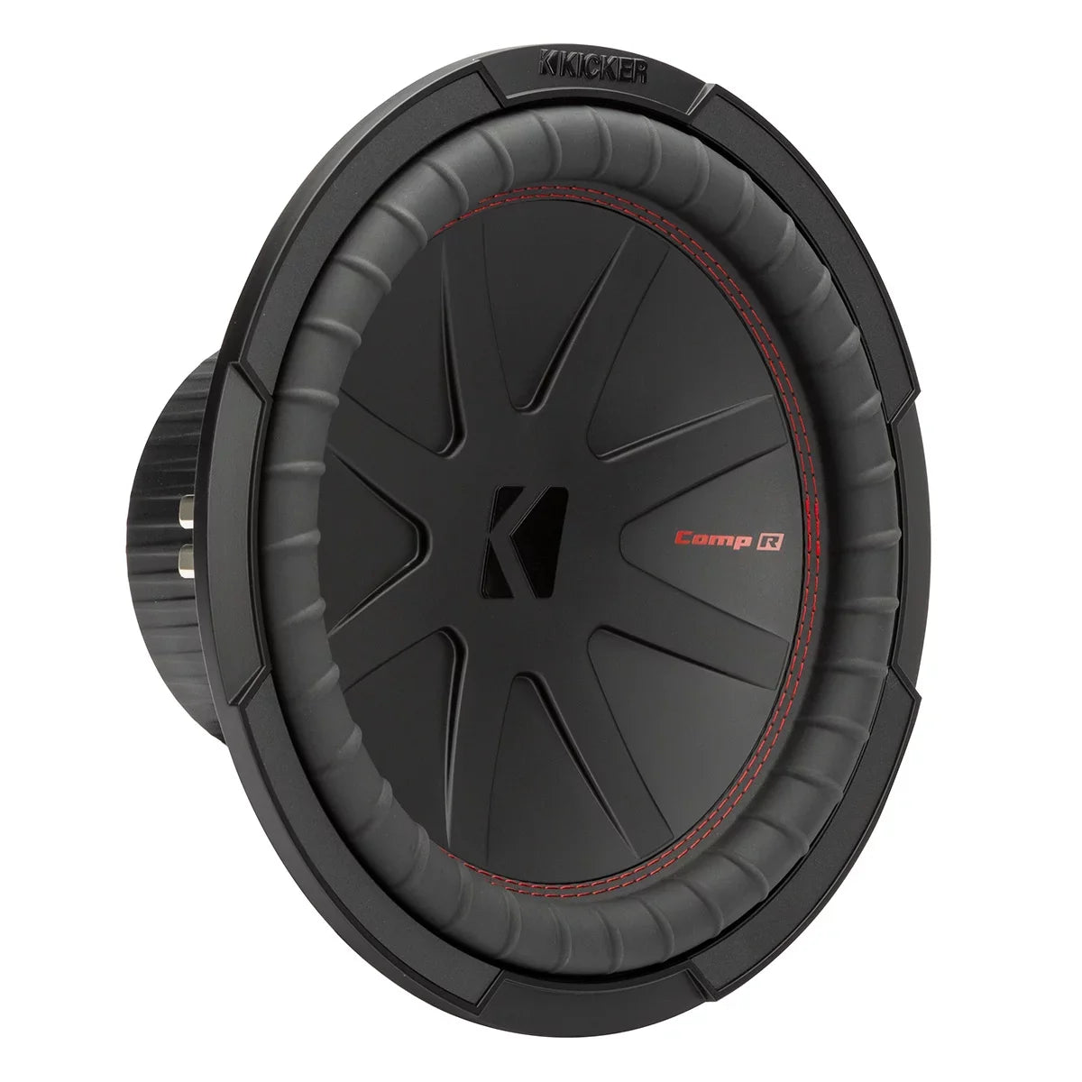 KICKER CompR 12 Inch 4 Ohm DVC 1000W Max Power Car Audio Sizeubwoofer, Black
