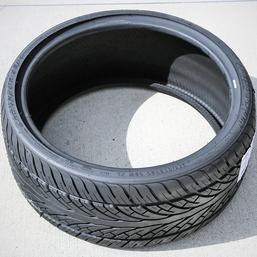 Pair of 2 (TWO) Venom Power Ragnarok Zero 255/30R20 ZR 92W XL A/Size Performance Tire Fits: 2016-23 Audi TTSize Quattro Base