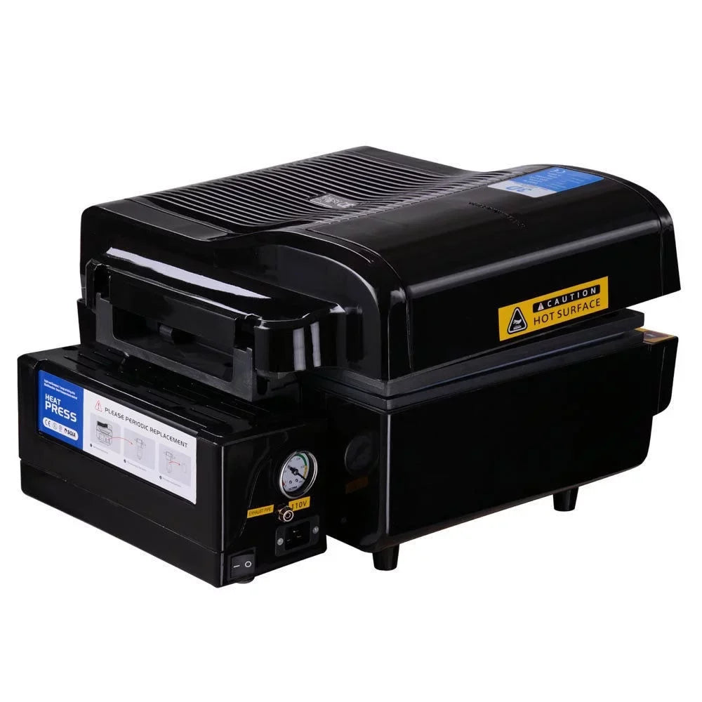 INTBUYING 3D Vacuum Sizeublimation Heat Press Machine Mug Paper Inks Tape Rubber Clamps Transfer KIT