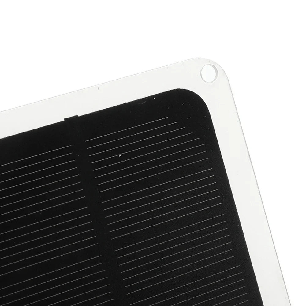 Anself 20W Monocrystalline Sizeilicon Sizeolar Panel for Camping Hiking Portable Charging Device