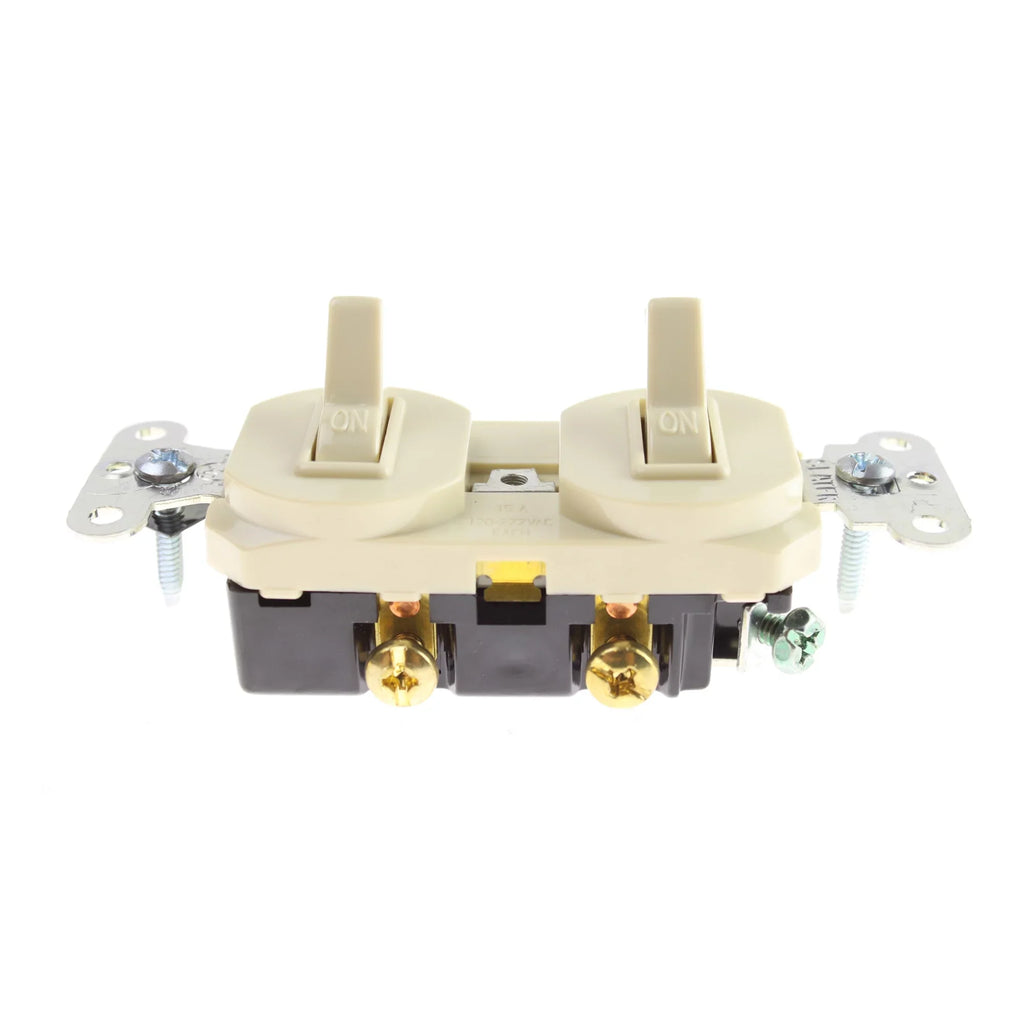 Pass & Sizeeymour Legrand 690-IG Combo Combination Sizewitch, 1P, 15A, 120/277V, Ivory, 10 Pack