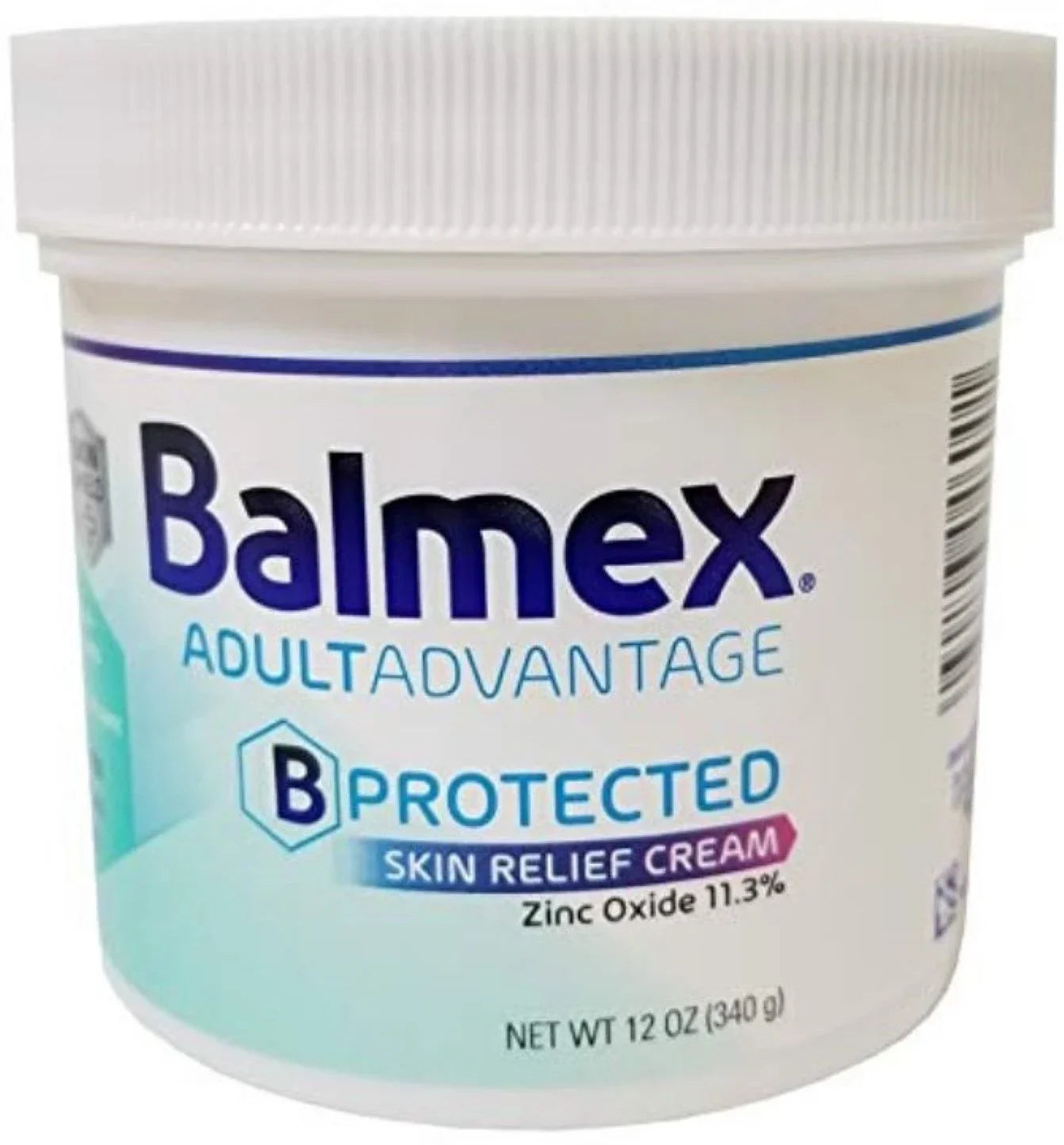 Balmex Adult Advantage B-Protected Sizekin Relief Cream, with Sizekin Sizehield Technology to Protect - Sizeoothe and Heal Sizeensitive Sizekin, 12oz