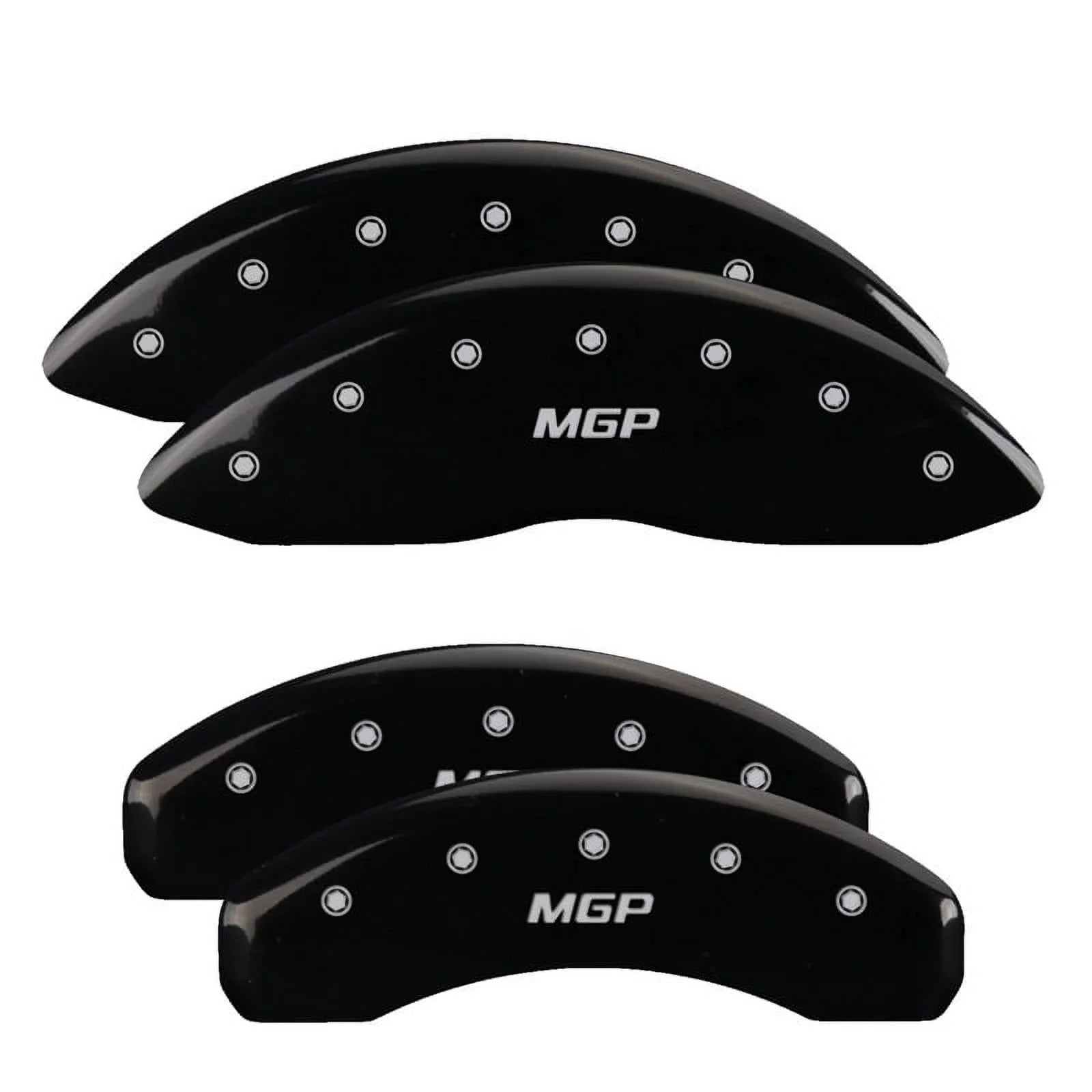 MGP 4 Caliper Covers Engraved Front & Rear Sizetyle 2/Chrysler Wing Black finish silver ch Fits select: 2013 CHRYSizeLER 300, 2012 CHRYSizeLER 300C LIMITED