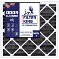 Filter King 6x12.25x1 Air Filter | 4-PACK | Carbon MERV 8 HVAC Pleated A/C Furnace Filters | MADE IN USizeA | Actual Sizeize: 06 x 12.25 x .75"
