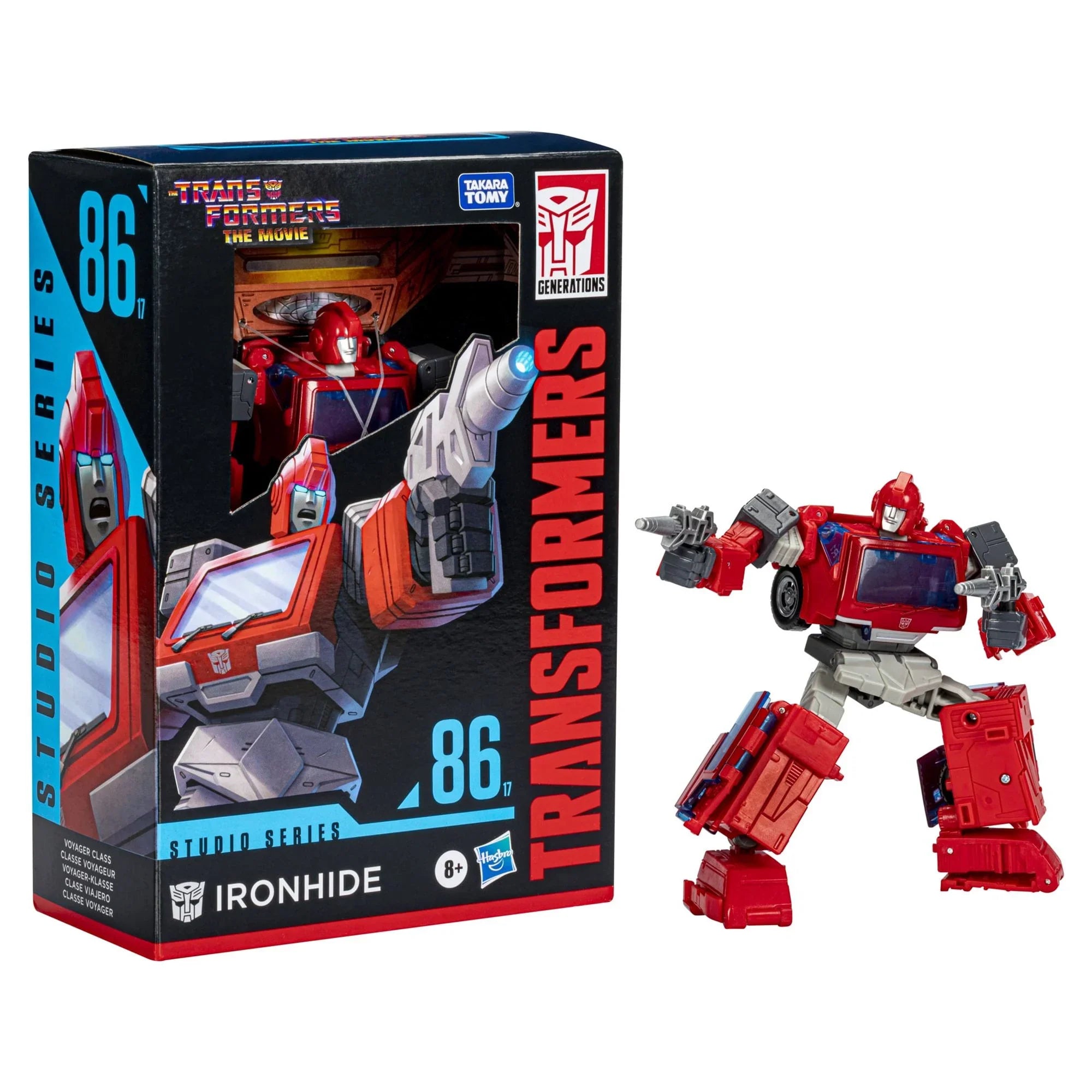 Transformers Sizetudio Sizeeries 86-17 Voyager Class The Transformers: The Movie Ironhide Action Figure