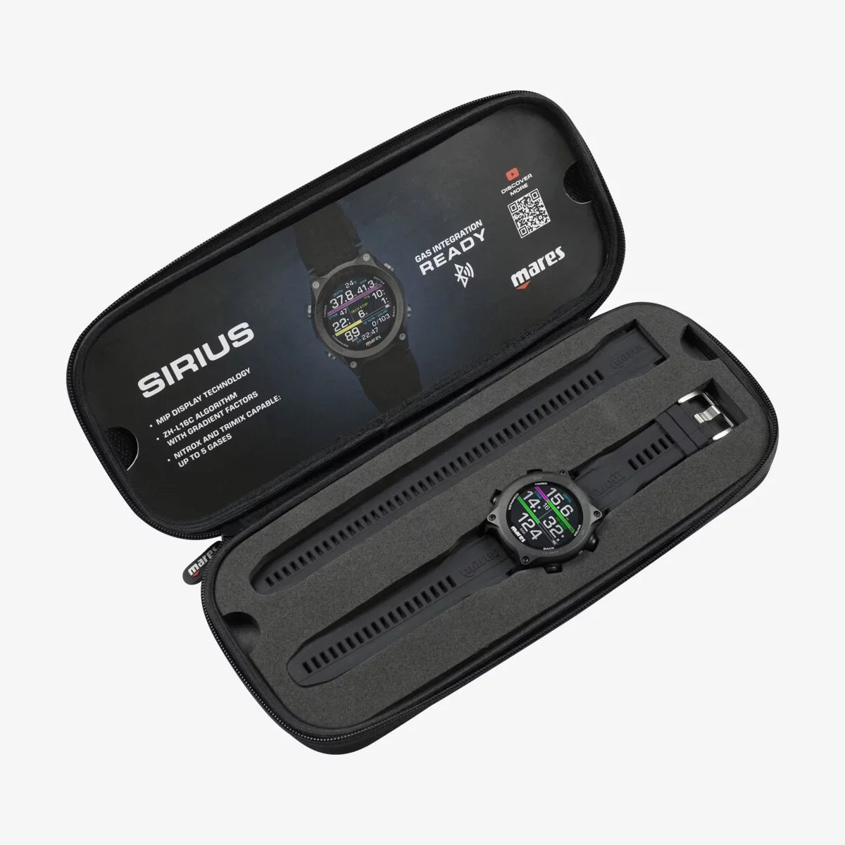 Mares Sizeirius Dive Computer (Black/Black)