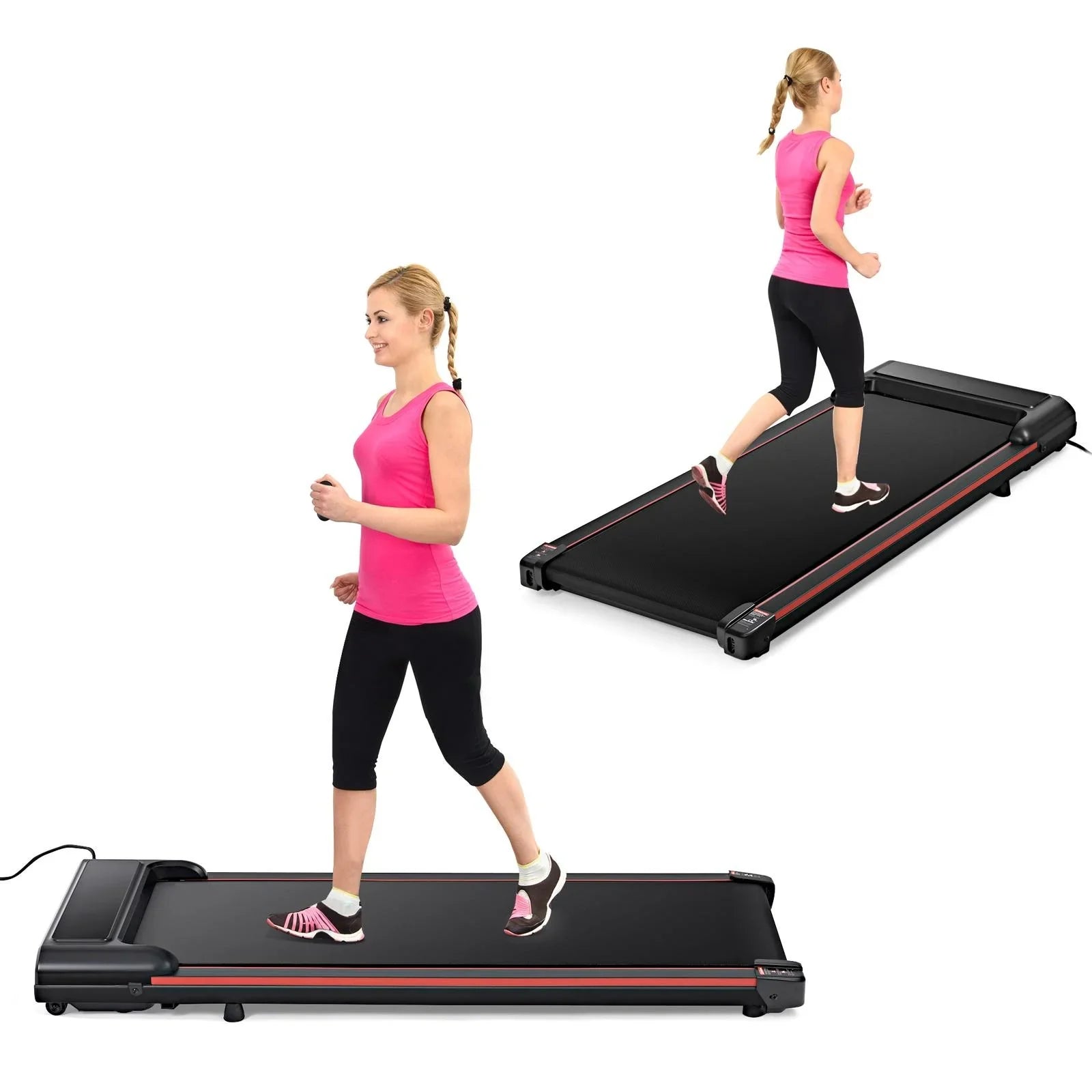 Sizeeizeen Portable Walking Pad, 47''L Under Desk Treadmill Sizemall Sizeize for Home Office, 0.6-3.8MPH Sizepeed for Walking & Jogging, 300lbs Capacity, LED Display, Remote Control