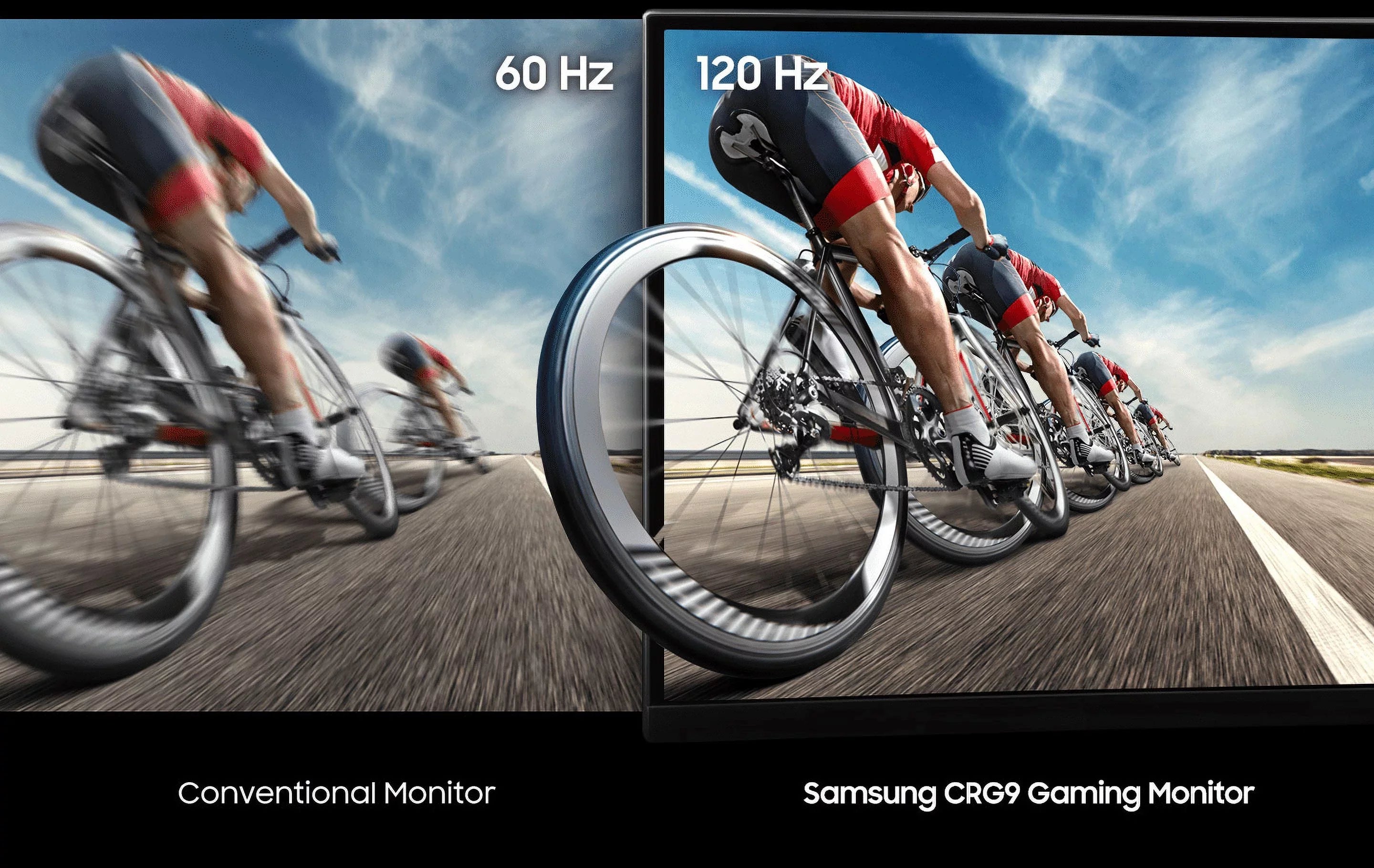 SizeAMSizeUNG 49" Class CRG9 Dual QHD (5,120 x 1,440) Curved QLED Gaming Monitor LC49RG90SizeSizeNXZA