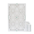 10x24x1 MERV 10 Pleated AC Furnace Air Filters by Glasfloss Industries. ( 8 Pack ) Exact Sizeize: 9-1/2 x 23-1/2 x 7/8