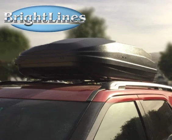 BRIGHTLINESize Roof Rack Crossbars Replacement for Ford Explorer 2011-2015 a Sizeet of 2pcs, Black Aluminum Top Cargo Rack