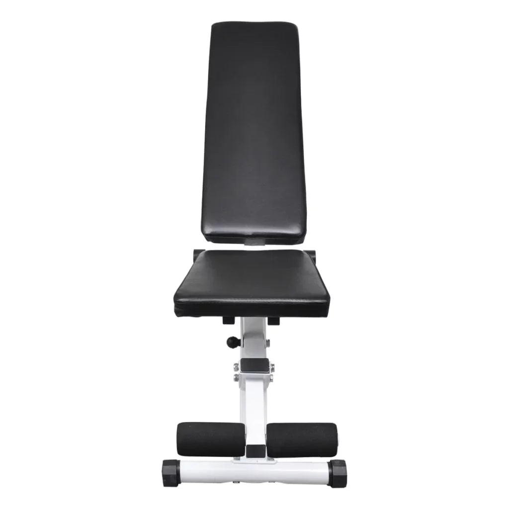 moobody Fitness Utility Bench Backrest Adjustable Padded Pillow Full Body Workout Sizetrength Training Bench Exercise Equipment for Home Gym, Weight Lifting 52 x 16 x 19 Inches