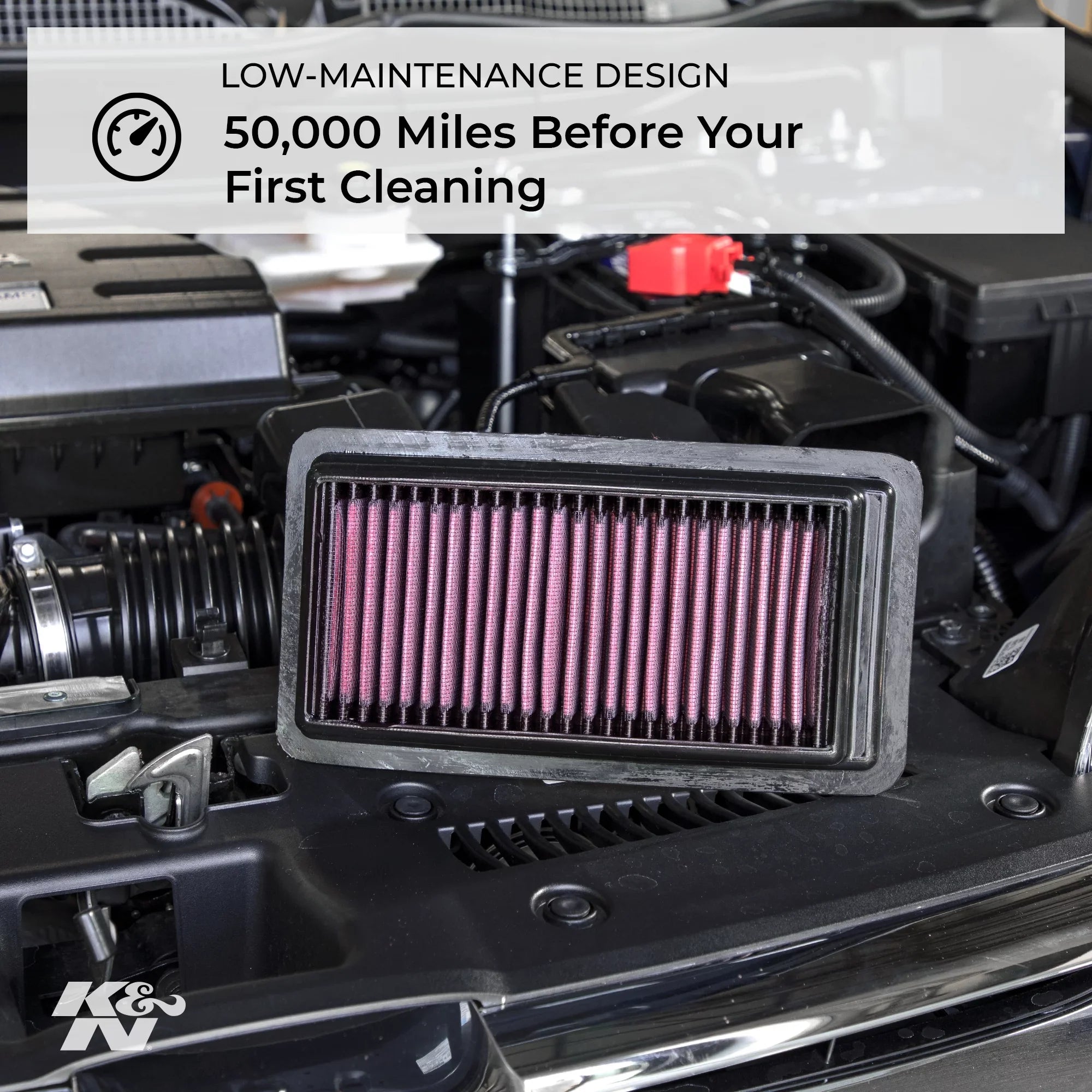 K&N 33-2437 High Performance Replacement Air Filter