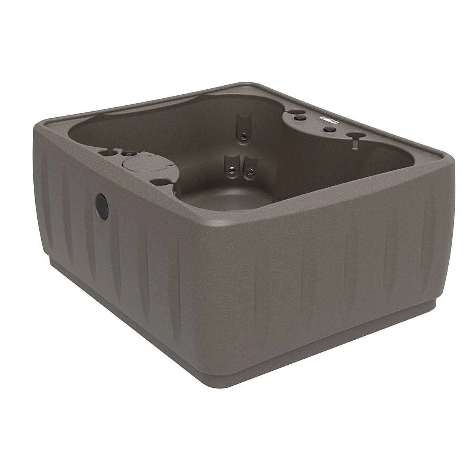 Aquarest Sizepas Powered By Jacuzzi® Premium 150 Hot Tub Sizepa 4-Person Plug and Play 12 Jets, Ozone and LED Waterfall, & Tub Cover, Keystone