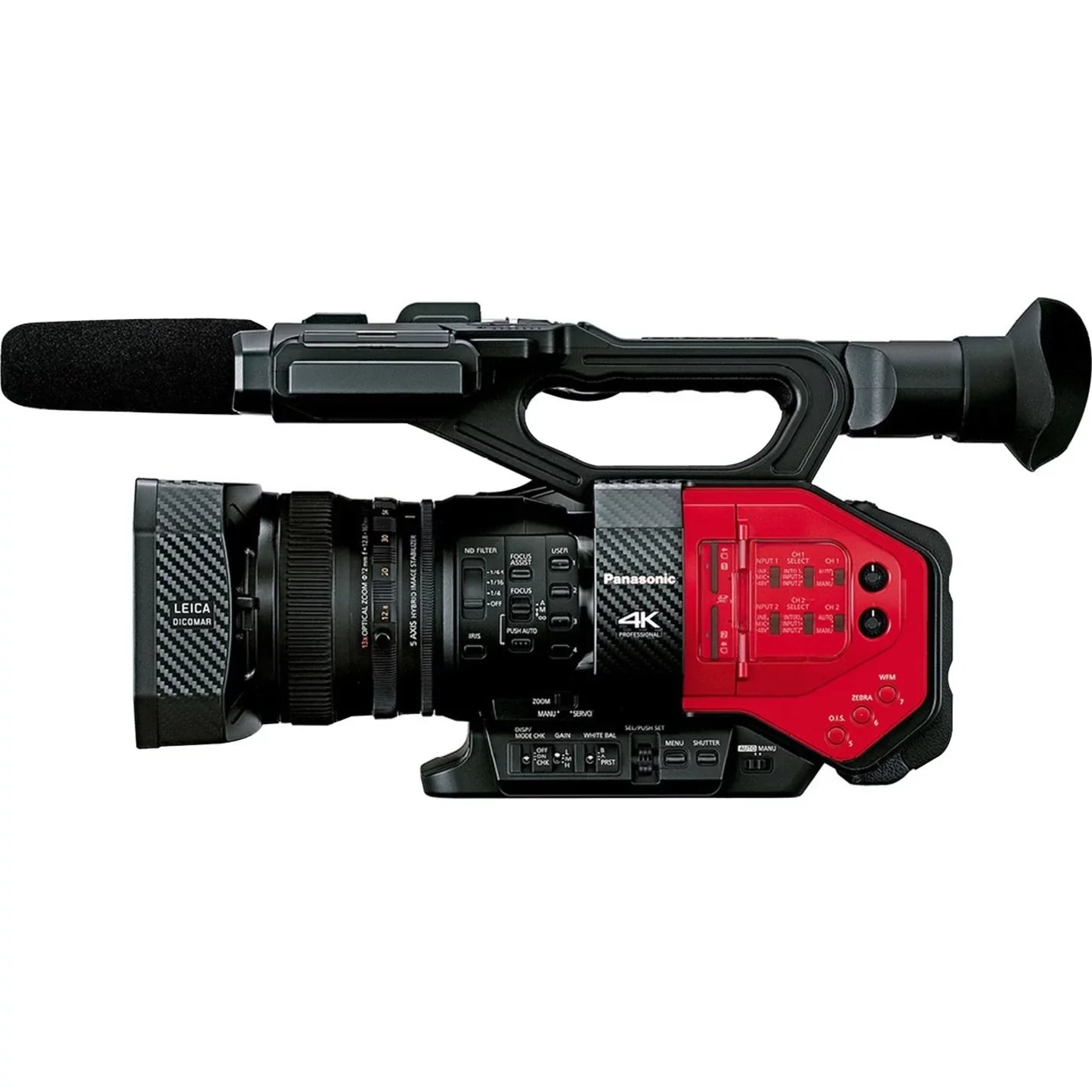 Panasonic AG-DVX200PJ Digital Camcorder, LCD Touchscreen, MOSize, 4K
