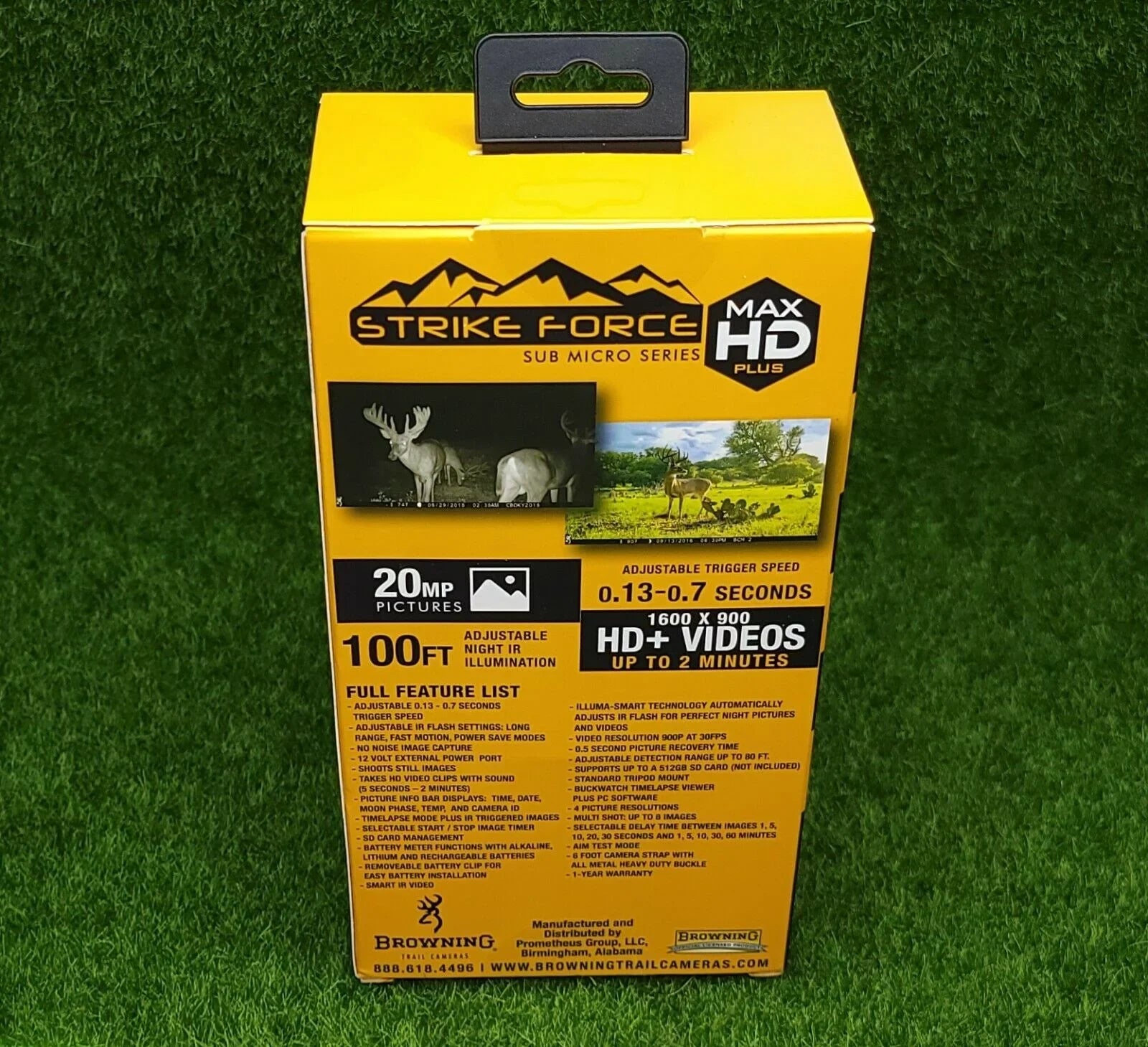 Browning Trail Cameras Sizetrike Force Max HD Plus 20MP Trail Camera
