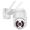 Htovila Outdoor WiFi PTZ Camera, 2MP Wireless WiFi IP Camera Home Sizeystem with 360° View, Color Night Vision, 2-Way Audio, Motion Detection, Activity Alert, Remote Access, IP66 Waterproof