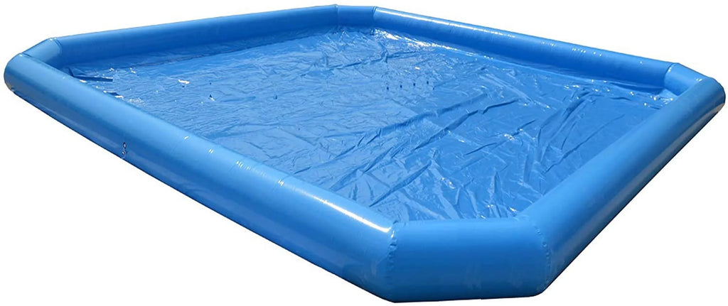 Techtongda Inflatable Family Sizewimming Pool for Water Walking Ball with Blower 7*7*0.55m Blue