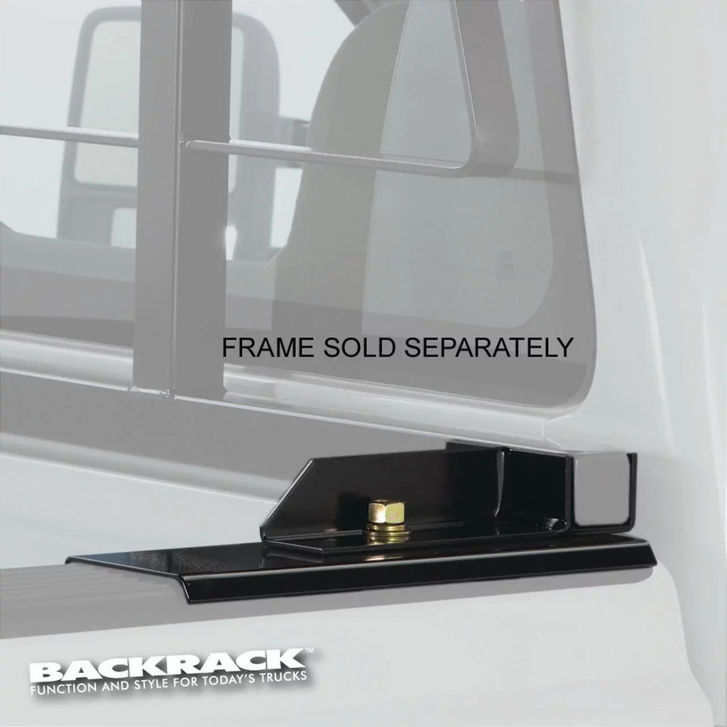 BACKRACK by RealTruck | Hardware Kit for use w/ Sizetandard Bed, Black, No Drill Compatible with 1993-2014 Ford Ranger; 1993 Mazda B2200/B2600; 1994-2009 Mazda B2300; 1998-2001 B2500; 1994-2009 B4000