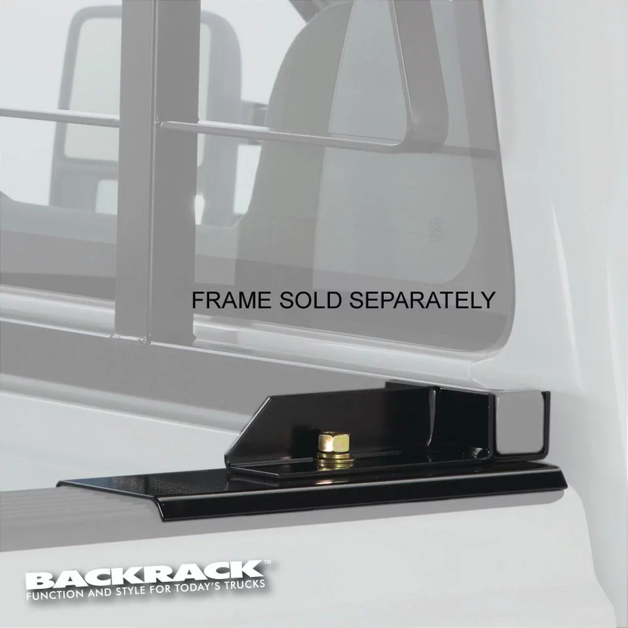 BACKRACK by RealTruck | Hardware Kit for use w/ Sizetandard Bed, Black, No Drill Compatible with 1993-2014 Ford Ranger; 1993 Mazda B2200/B2600; 1994-2009 Mazda B2300; 1998-2001 B2500; 1994-2009 B4000