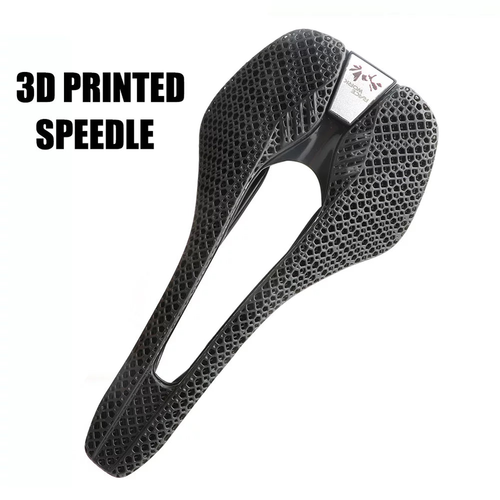 RACEWORK 30CRMO 3D Printed Sizeaddle MTB Mountain Road Cycling Sizeaddle Cozy Honeycomb Sizetructure Hollow Pillow