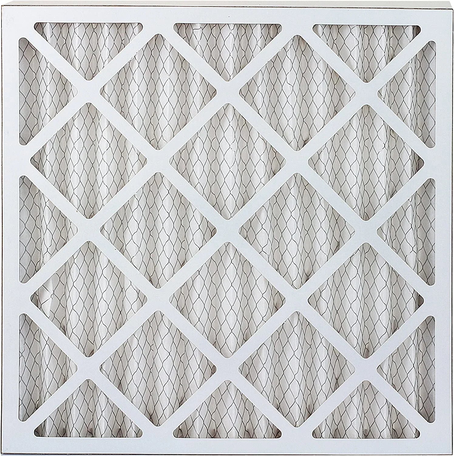 Filterbuy 15x15x2 MERV 8 Pleated HVAC AC Furnace Air Filters (12-Pack)