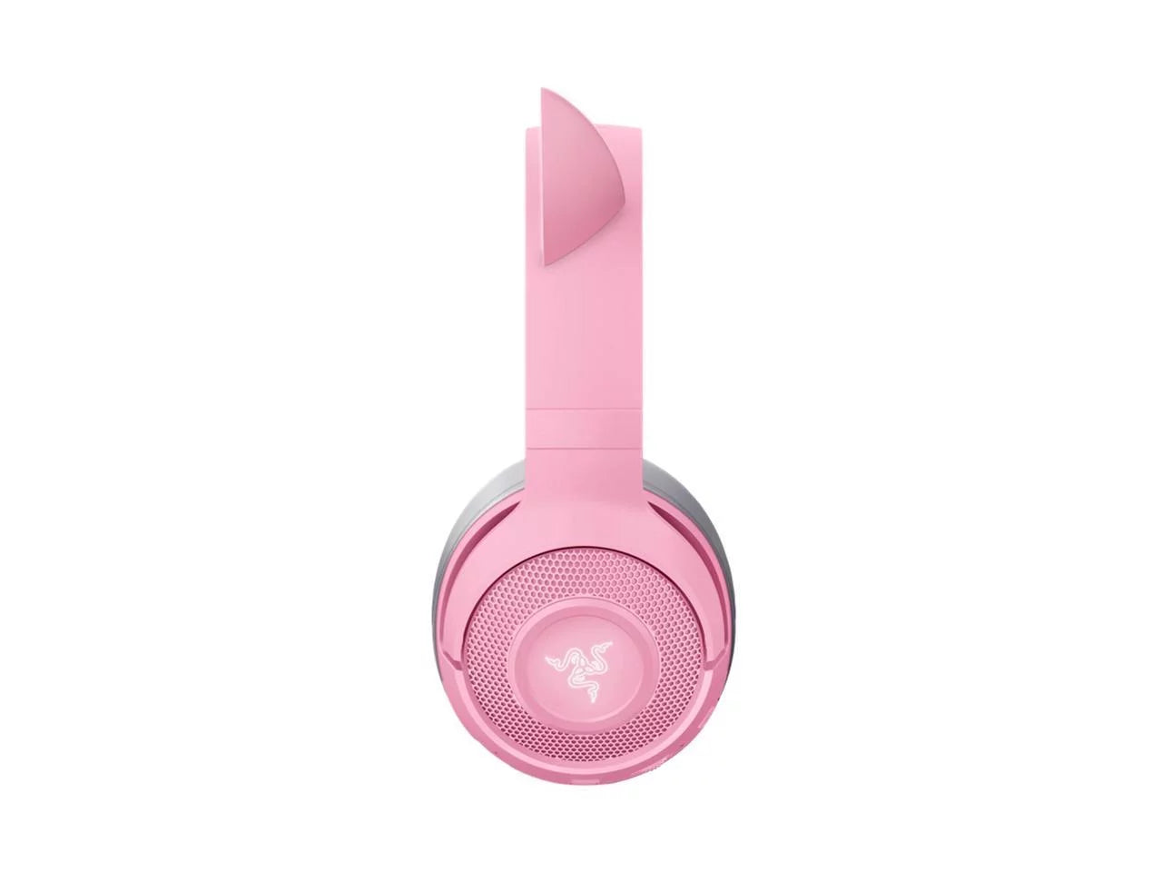 Razer Kraken BT Kitty Edition: Bluetooth 5.0-40ms Low Latency Connection - Custom-Tuned 40mm Drivers - Beamforming Microphone - Powered by Razer Chroma - Quartz Pink