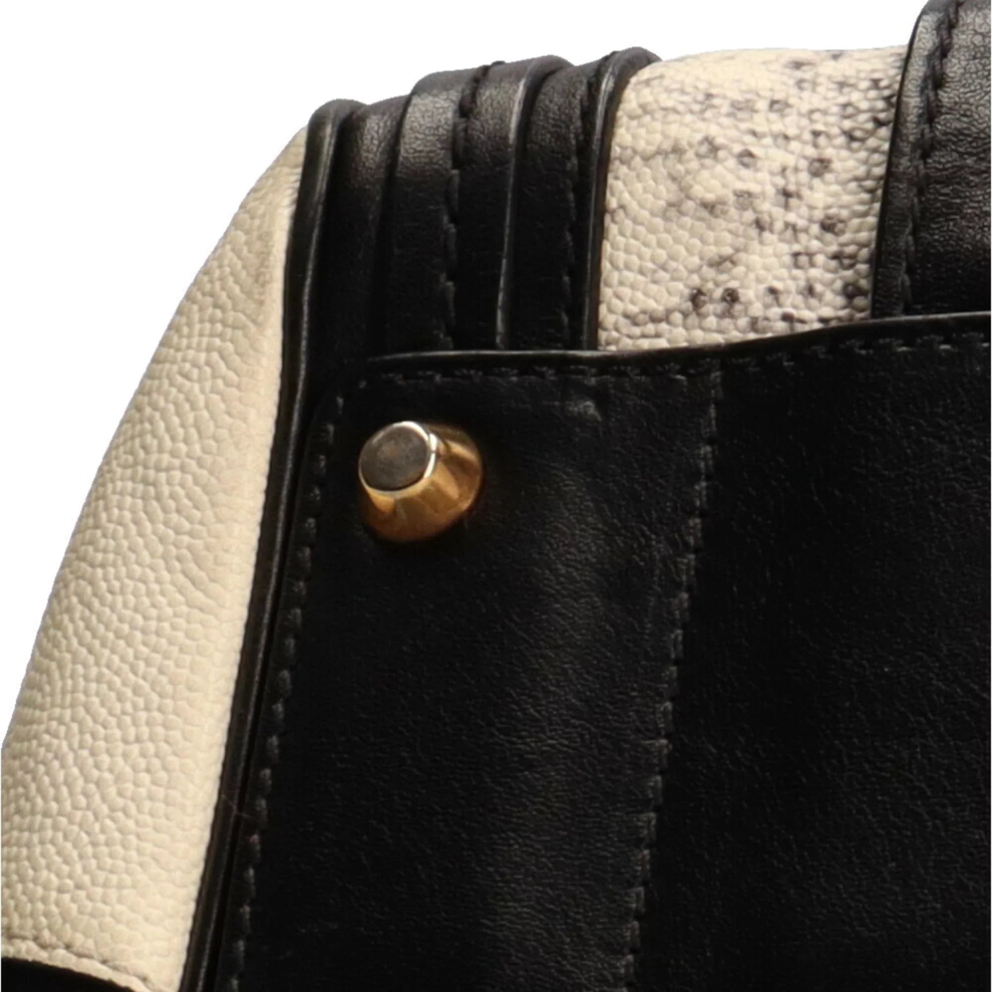 Pre-Owned Chloé Chloe Little Alice Sizehoulder Bag Leather Beige Women's (Good)