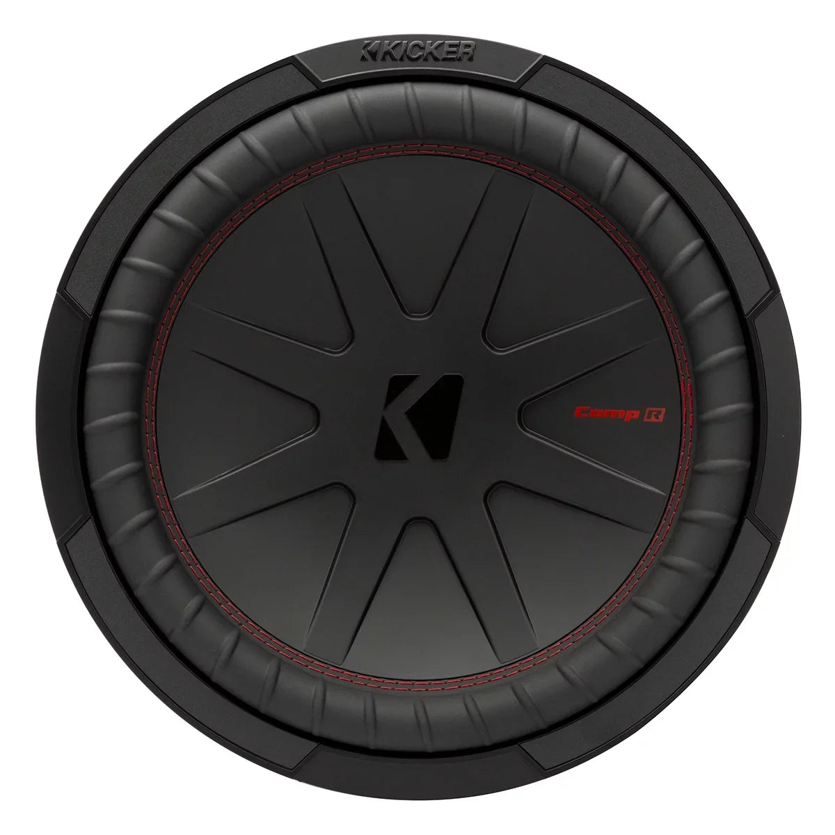 KICKER CompR 12 Inch 4 Ohm DVC 1000W Max Power Car Audio Sizeubwoofer, Black