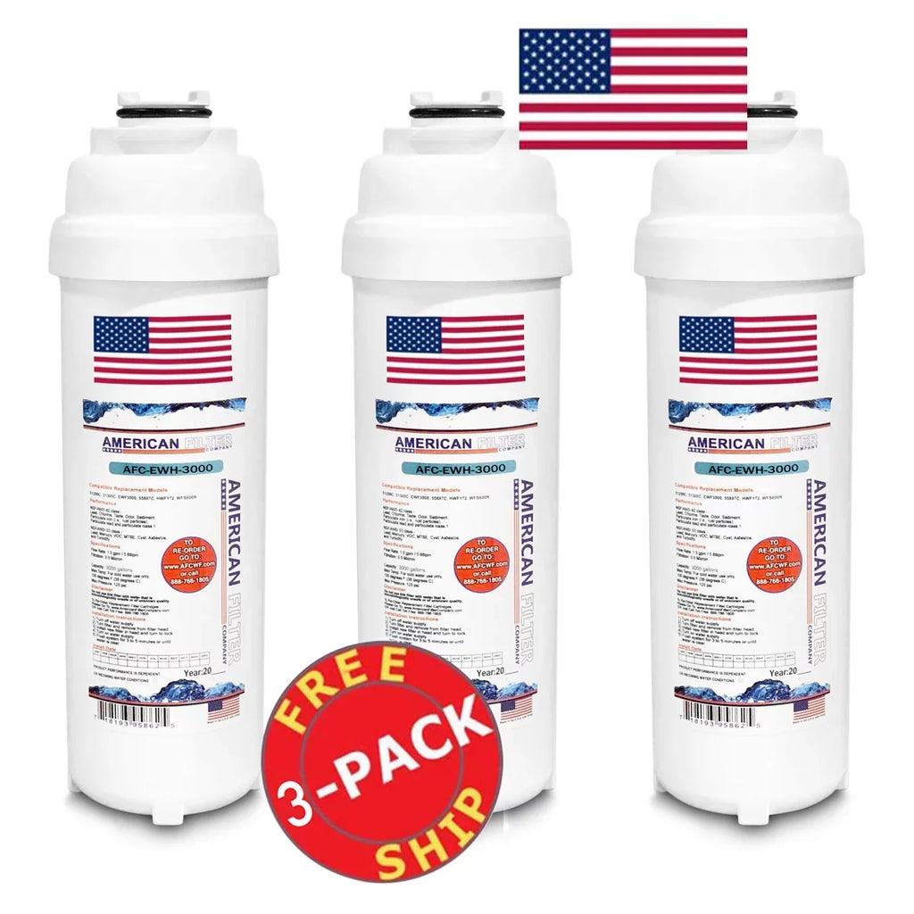 AFC Brand , Water Filter , Model # AFC-EWH-3000 , Compatible with LZWSizeMDPK - 3 Filters - Made in U.Size.A.