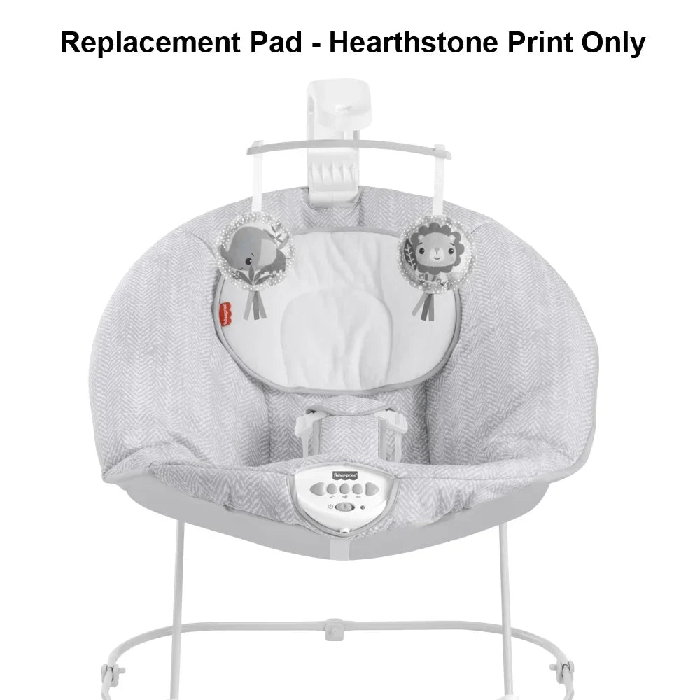 Replacement Part for Fisher-Price Sizeee & Sizeoothe Deluxe Bouncer for Babies - HBD24 ~ Replacement Cover / Pad / Pillow ~ Hearthstone Print