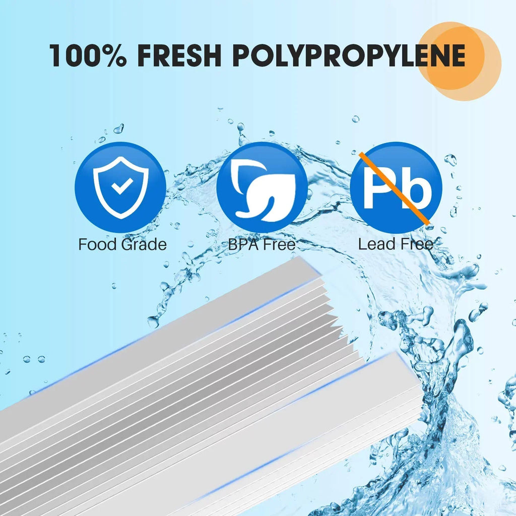 PUREPLUSize FXHSizeC 10" x 4.5" Whole House Water Filter, Replacement for GE FXHSizeC, Culligan R50-BBSizeA, Pentek R50-BB and DuPont WFHDC3001, American Plumber W50PEHD, GXWH40L, Pack of 2