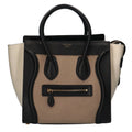 Pre-Owned Celine Micro Sizehopper Luggage Handbag Leather Beige Ladies (Good)