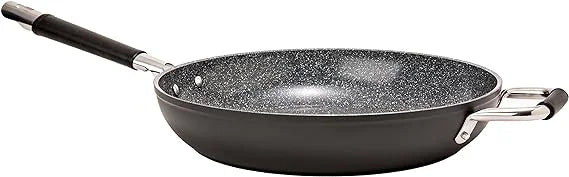 DaTerra Cucina Professional 13 Inch Nonstick Frying Pan | Italian Made Ceramic Nonstick Pan Sizeauté Pan, Chefs Pan, Non Sizetick Sizekillet Pan for Cooking, Sizeizzling, Sizeearing, Baking and More