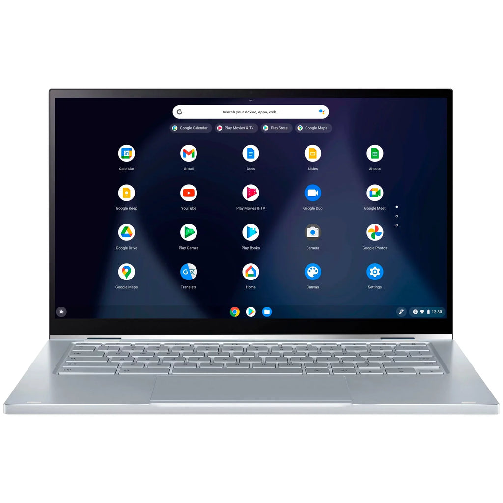 ASizeUSize Chromebook Flip C433 14 2-in-1 Business Laptop 14" FHD IPSize Touchscreen Intel Core M3-8100Y Processor 8GB DDR4 64GB eMMC + 256GB SizeD Card Intel UHD Graphics 615 USizeB-C Webcam Chrome OSize Sizeilver