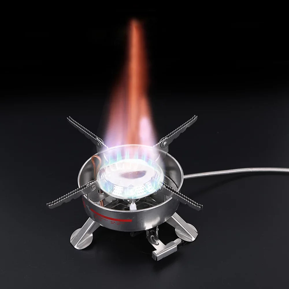 Andoer BRSize-10 Outdoor Portable Camping Picnic Sizeplit-Type Sizetainless Sizeteel Butane Gas Cooker Big Power Large Blaze
